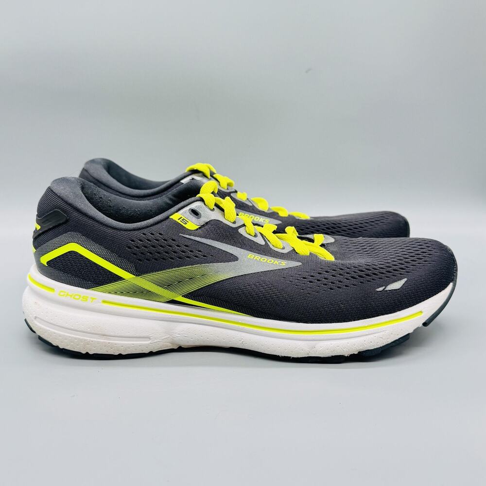 Brooks Shoes Womens 10 Black Mesh Ghost 15 Road Running Athletic Sneakers